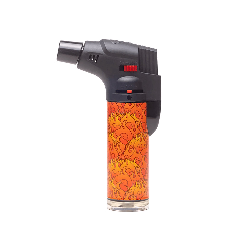 Special Blue Bernie Anime Lighter featuring vibrant anime designs in orange and black color scheme.