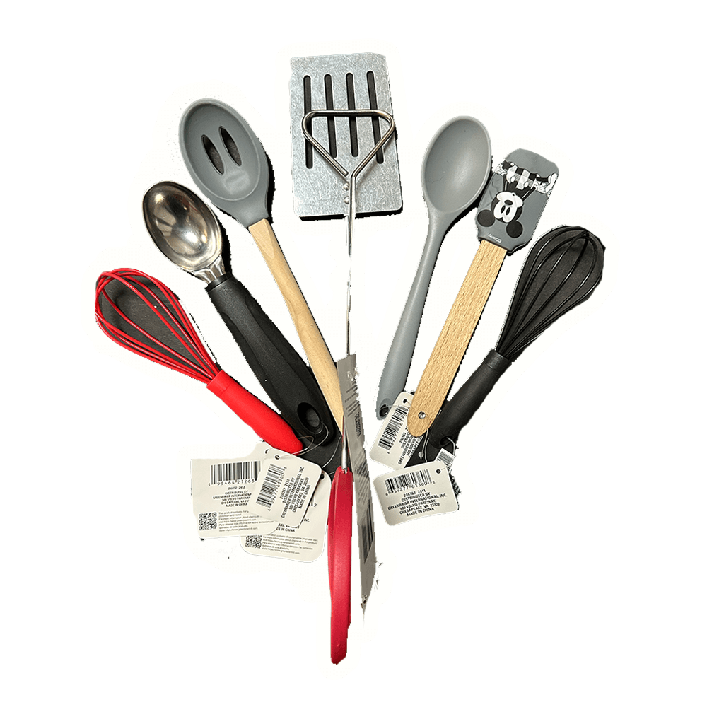 7-piece premium culinary tool set including various kitchen utensils for everyday cooking.
