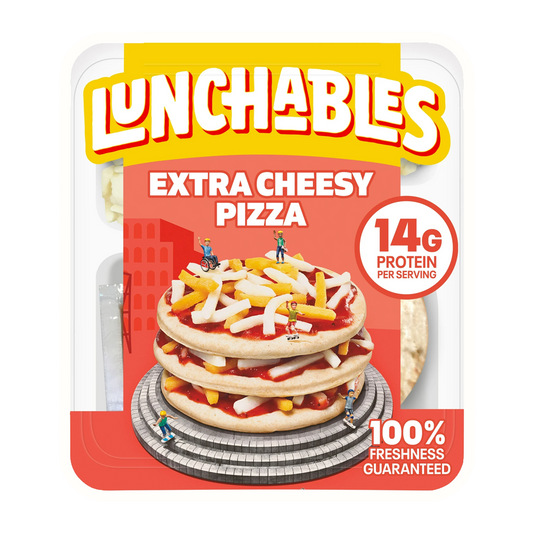 Lunchables Extra Cheesy Pizza Kids Lunch Snack, 4.2 oz Tray