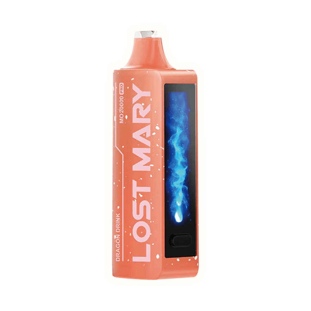 Lost Mary MO20000 Pro disposable vape in Dragon Drink flavor with vibrant design.