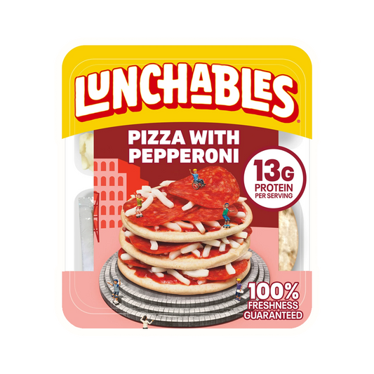 Lunchables Pizza with Pepperoni Kids Lunch Snack, 4.3 oz Tray