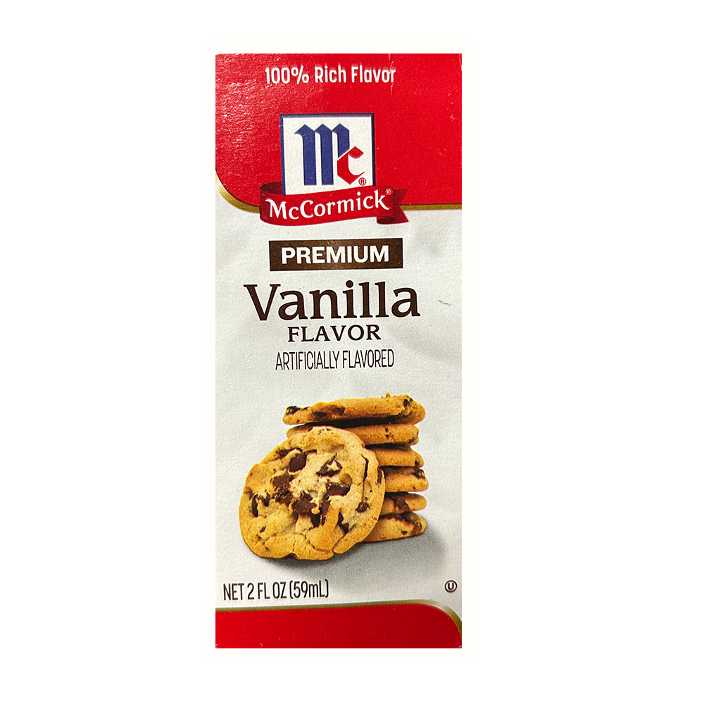 McCormick Kosher Premium Vanilla Flavor, 2 fl oz Box