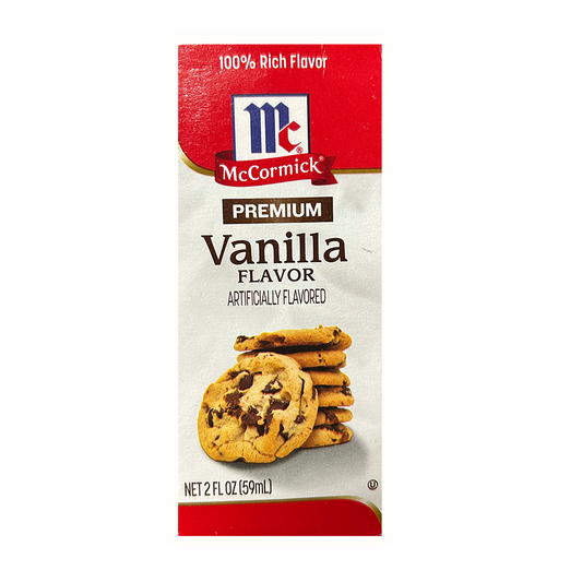 McCormick Kosher Premium Vanilla Flavor, 2 fl oz Box